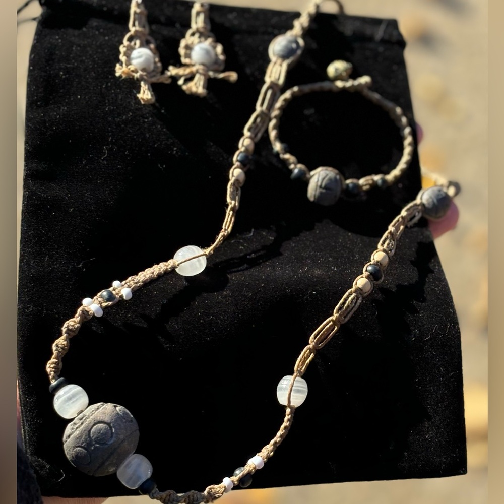 VINTAGE 1970's Handmade Jewelry Set
